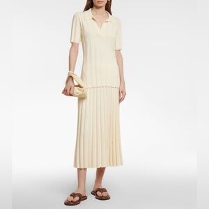 Joseph Cream Knit two pieces top and skirt